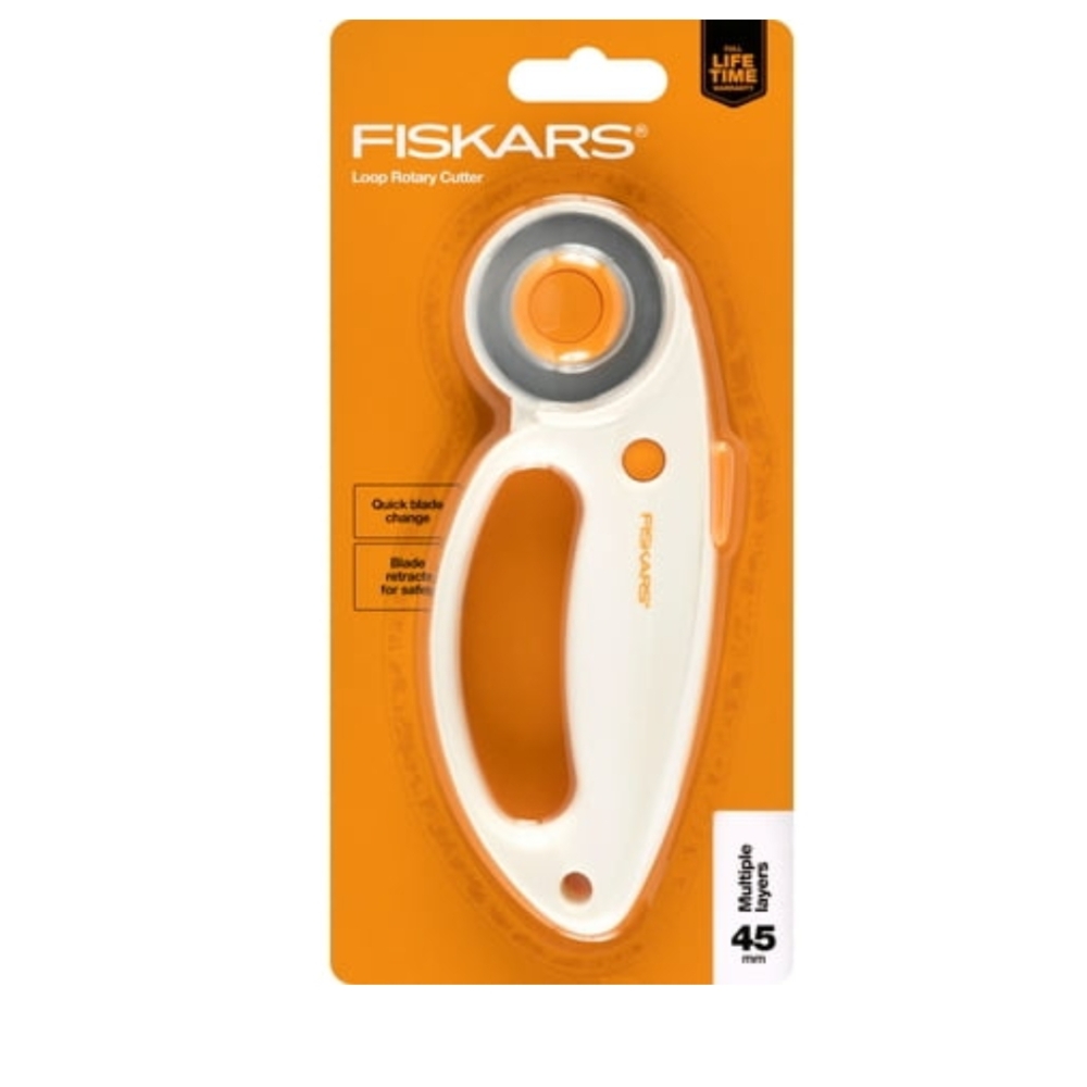 Fiskars Orange and White Rotary Cutter